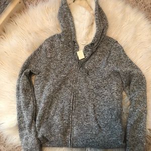 Aeropostale Zip Up Fuzzy Hoodie